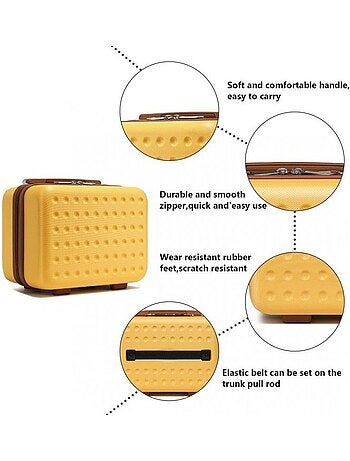 Vanity case rigide abs 11 l 31x18x22 cm - kono