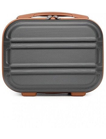 Vanity case rigide abs intérieur doublé 28x21x15 cm - kono
