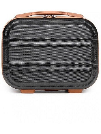 Vanity case rigide abs intérieur doublé 28x21x15 cm - kono