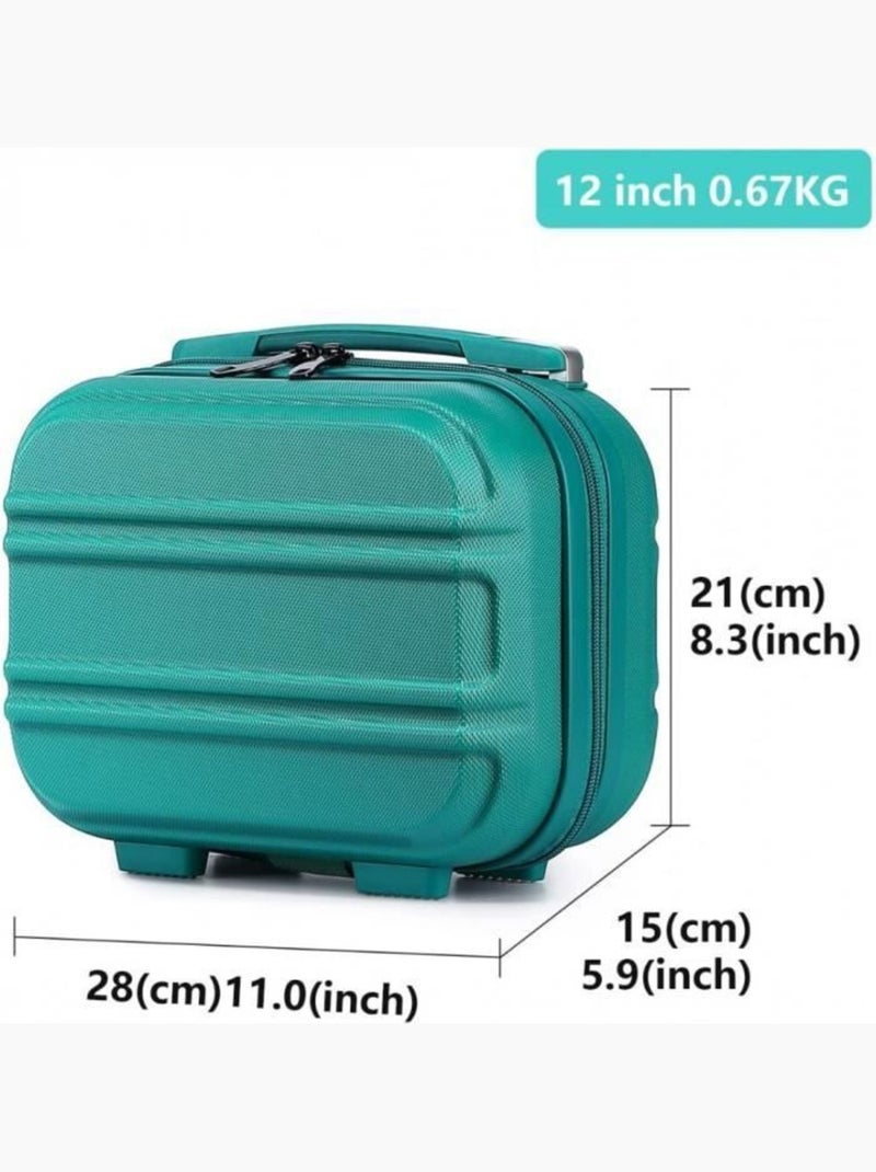 Vanity case rigide abs léger 28x15x21 cm - kono Bleu - Kiabi
