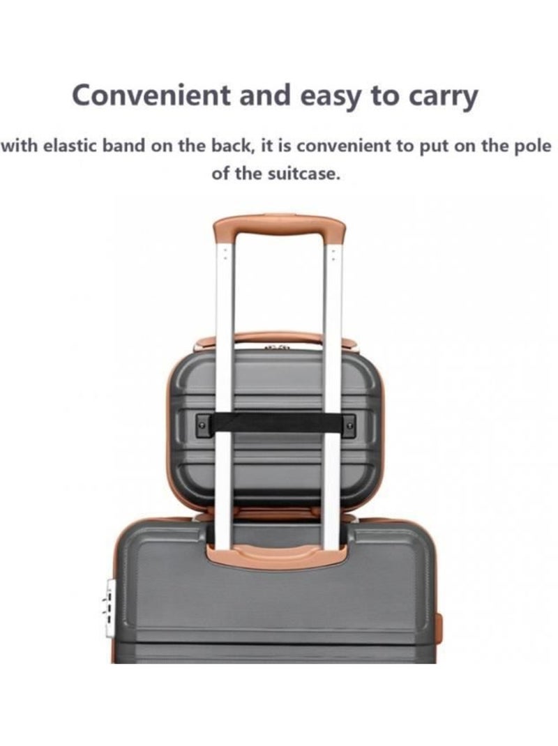 Vanity case rigide abs léger 28x15x21 cm - kono Gris - Kiabi