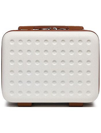 Vanity case rigide abs+pc intérieur doublé 31x18x22 cm - kono