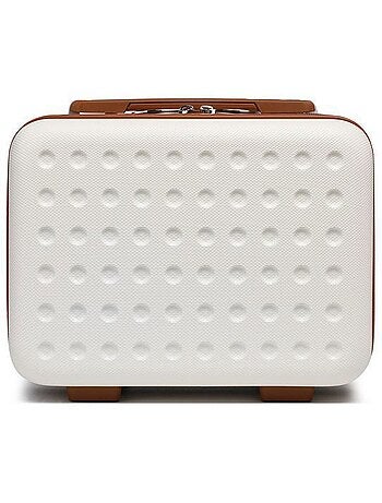 Vanity case rigide abs+pc intérieur doublé 31x18x22 cm - kono