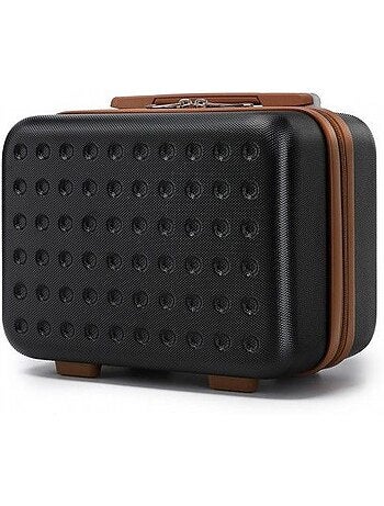 Vanity case rigide abs+pc intérieur doublé 31x18x22 cm - kono
