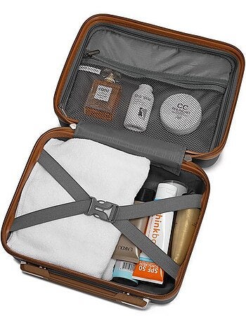 Vanity case rigide abs+pc intérieur doublé 31x18x22 cm - kono