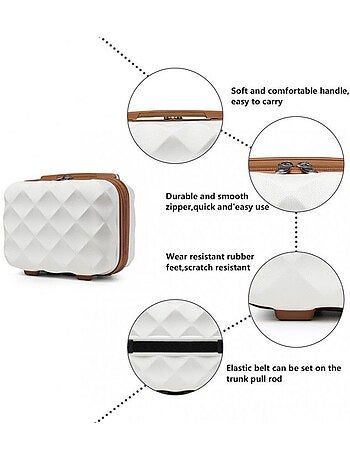 Vanity case rigide étanche 10 l 30x25x17 cm - british traveller