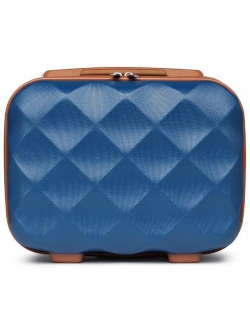 Vanity case rigide étanche 10 l 30x25x17 cm - british traveller Bleu - Kiabi