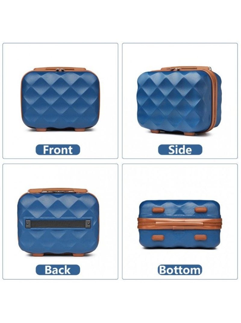 Vanity case rigide étanche 10 l 30x25x17 cm - british traveller Bleu - Kiabi