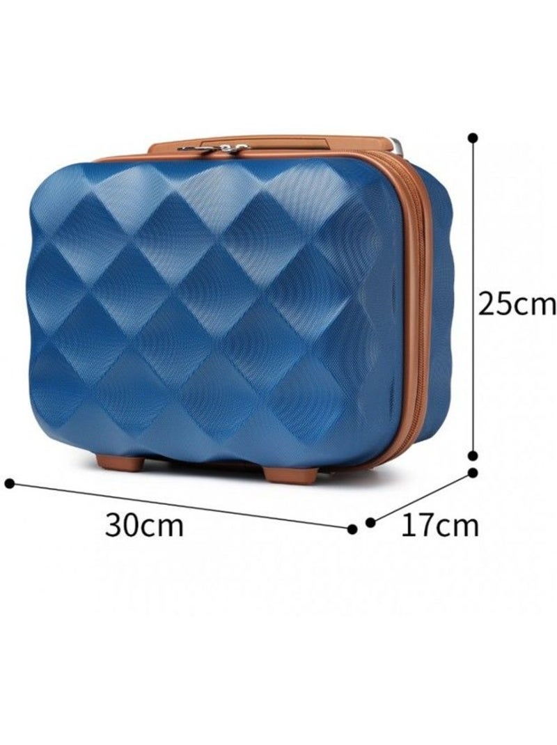 Vanity case rigide étanche 10 l 30x25x17 cm - british traveller Bleu - Kiabi