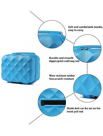 Vanity case rigide étanche 10 l 30x25x17 cm - british traveller