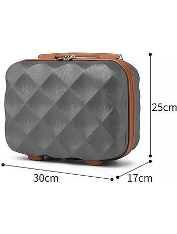 Vanity case rigide étanche 10 l 30x25x17 cm - british traveller