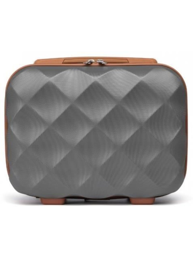 Vanity case rigide étanche 10 l 30x25x17 cm - british traveller Gris - Kiabi