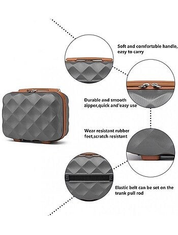 Vanity case rigide étanche 10 l 30x25x17 cm - british traveller