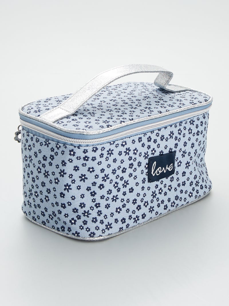 Vanity imprimé fleuri bleu - Kiabi