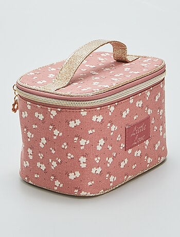 Trousse de toilette en éponge - Rose - Kiabi - 8.00€