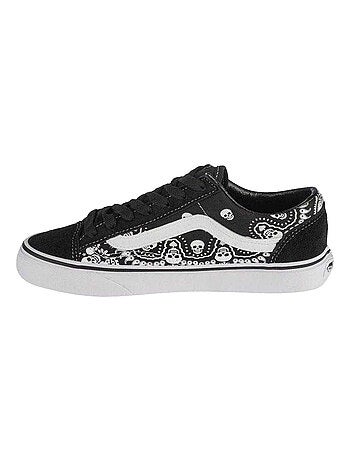 Vans - Baskets motif/style Bandana tête de mort