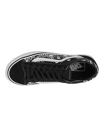 Vans - Baskets motif/style Bandana tête de mort