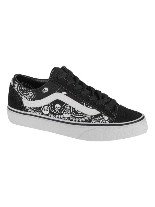 Vans - Baskets motif/style Bandana tête de mort - Kiabi