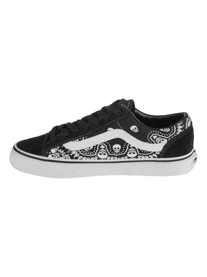 Vans - Baskets motif/style Bandana tête de mort Noir - Kiabi
