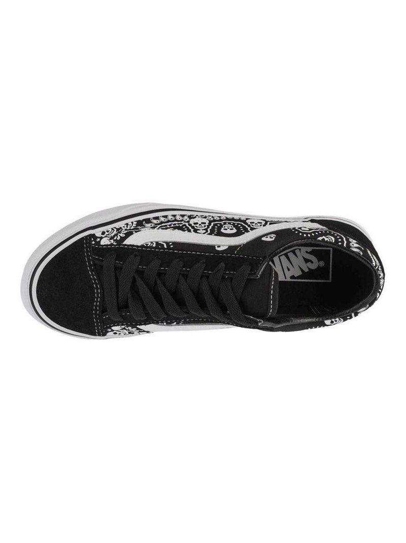 Vans - Baskets motif/style Bandana tête de mort Noir - Kiabi