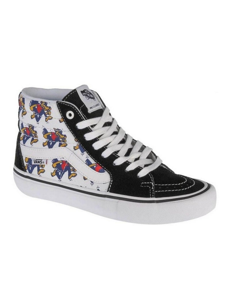 Vans - Baskets style Loup SK8 HI PRO Noir Blanc - Kiabi