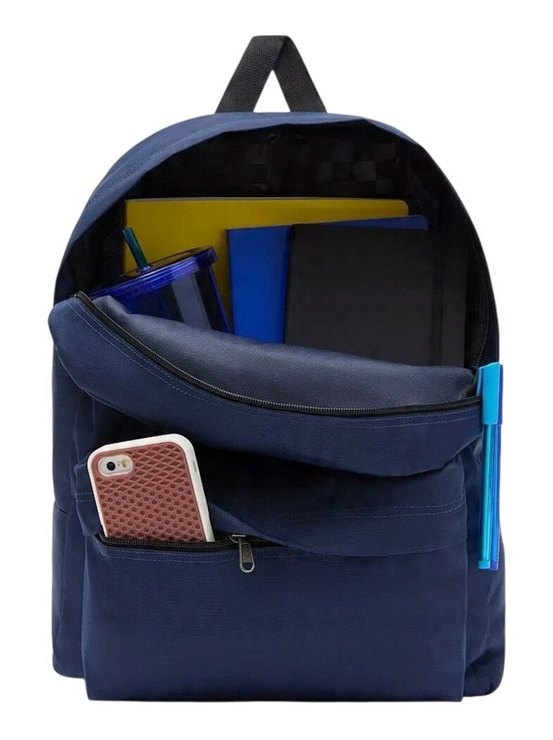 Vans - Sac à dos motif/style imprimé OLD SKOOL Bleu marine - Kiabi