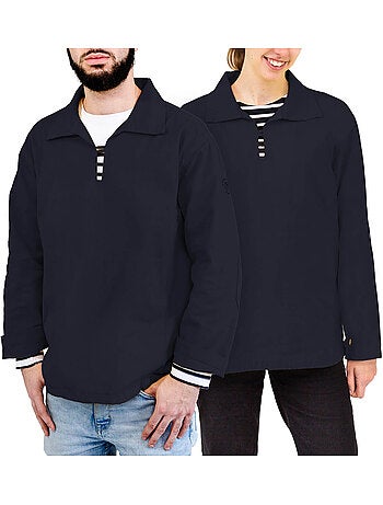 Vareuse Homme ou Femme 'Breizh Océan', 100% Coton