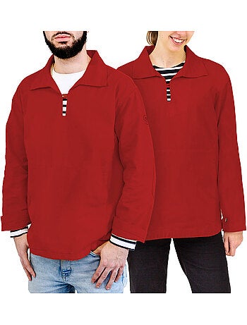 Vareuse Homme ou Femme 'Breizh Océan', 100% Coton