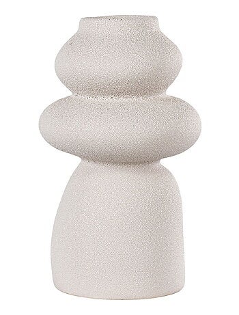Vase - Vase, céramique, beige, ø14,5x26,5 cm