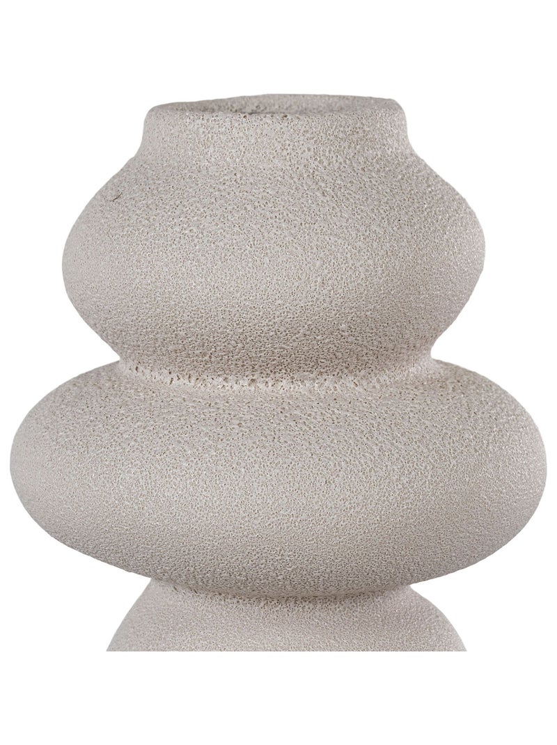 Vase - Vase, céramique, beige, ø14,5x26,5 cm Beige - Kiabi