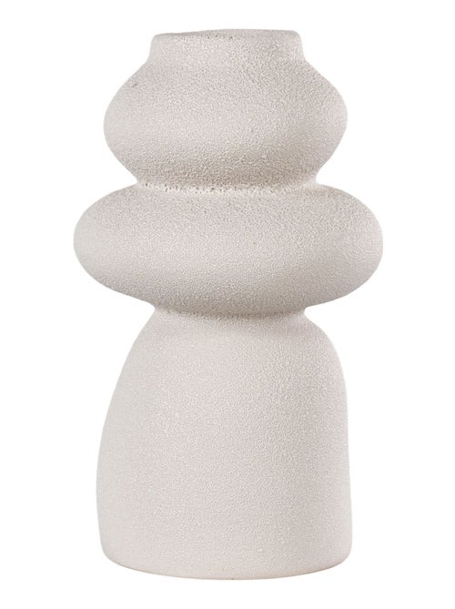 Vase - Vase, céramique, beige, ø14,5x26,5 cm - Kiabi