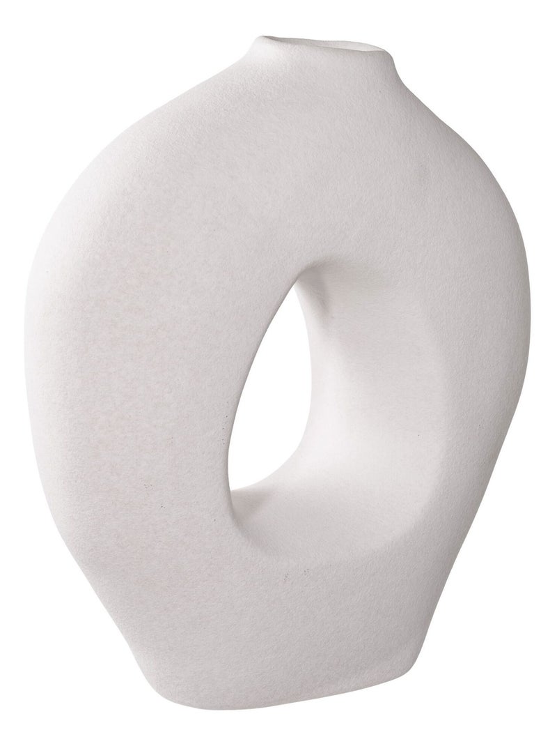 Vase - Vase, céramique, blanc 24x10,5x27,8 cm Blanc - Kiabi