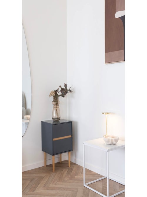 Vase - Vase, verre, brun fumé ø15x31 cm - Kiabi