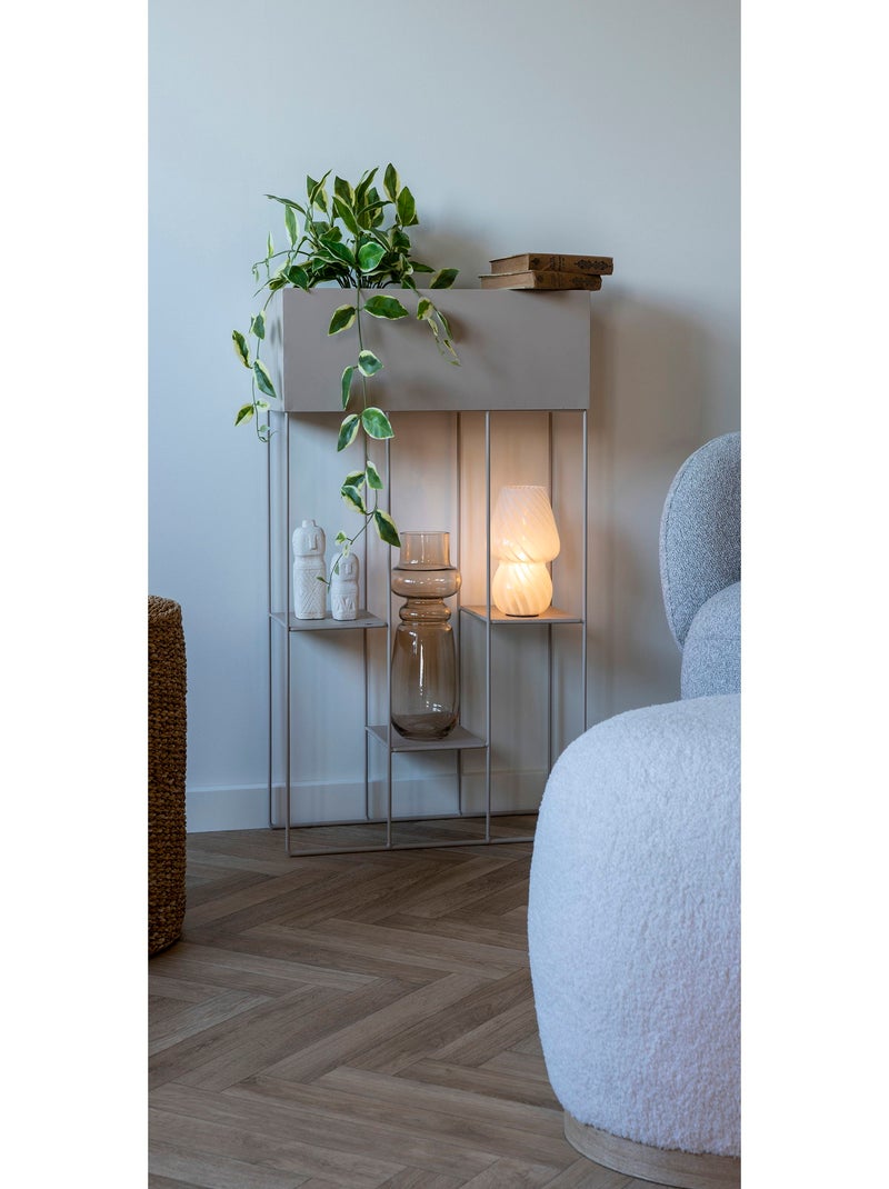 Vase - Vase, verre, brun fumé ø15x31 cm Transparent - Kiabi