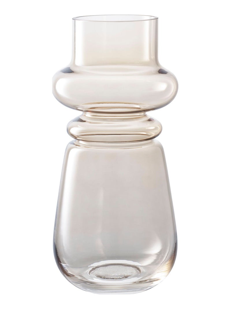Vase - Vase, verre, brun fumé ø15x31 cm Transparent - Kiabi