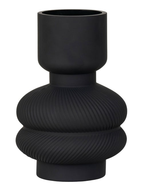 Vase - Vase, verre, noir, ø15x22 cm - Kiabi