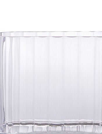 Vase - Vase, verre, transparent 20x9x19,5 cm