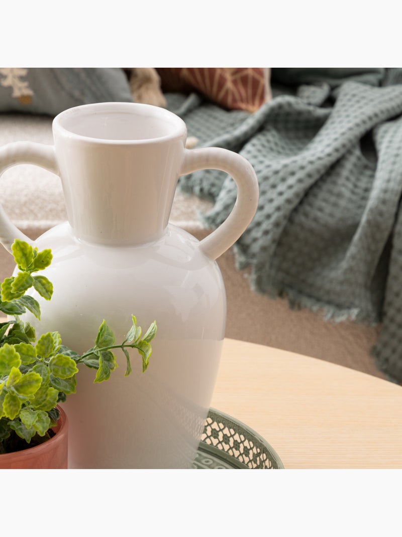 Vase amphore en céramique émaillée WILD Vert - Kiabi