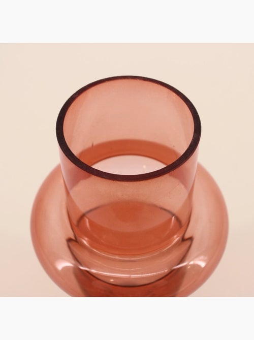 Vase anneau en verre 25cm - Kiabi