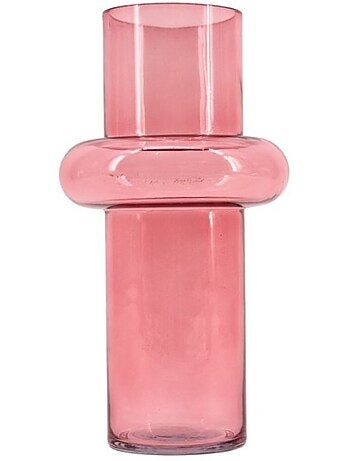 Vase anneau en verre 25cm
