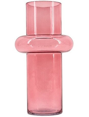 Vase anneau en verre, H25cm