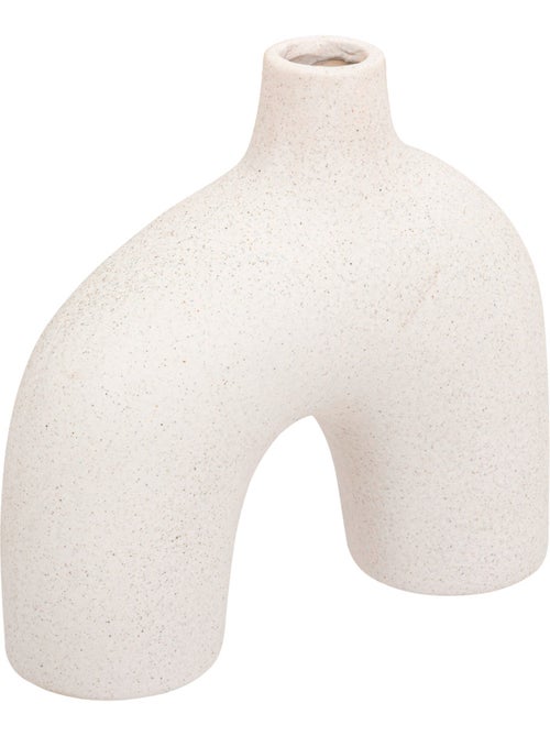 Vase arc en céramique mouchetée ASY - Kiabi