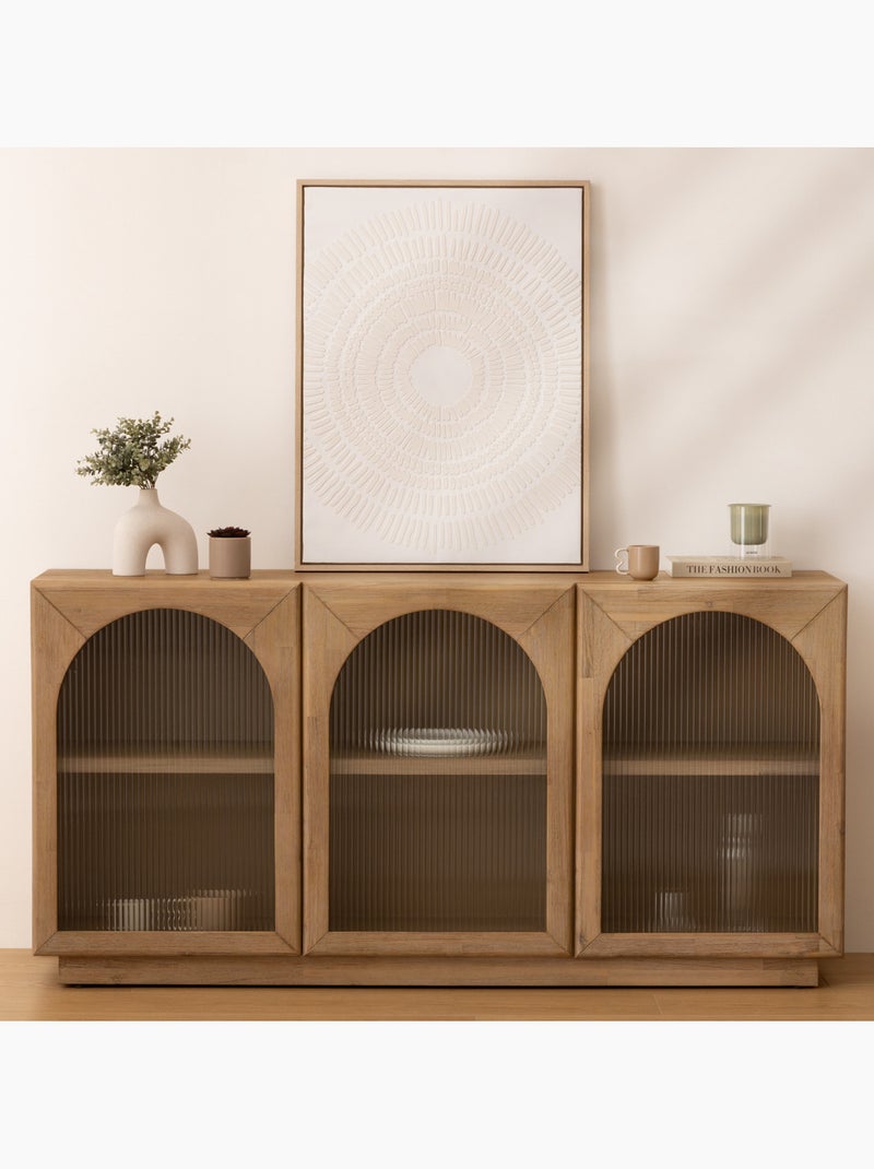 Vase arc en céramique mouchetée ASY Blanc - Kiabi