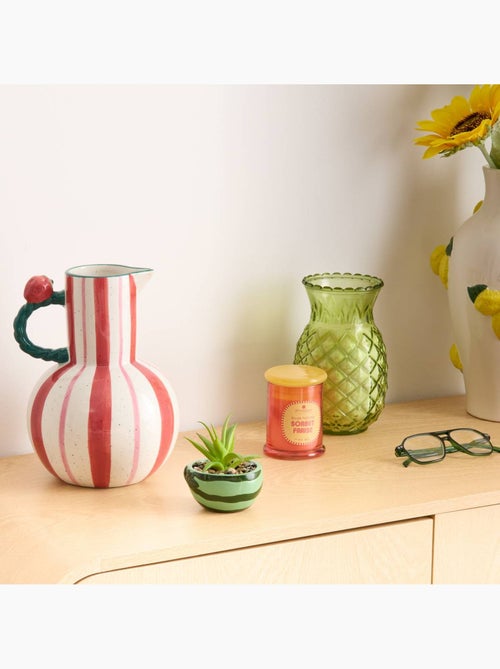 Vase avec anse en grès FRUITY - Kiabi Vase avec anse en grès FRUITY - Kiabi