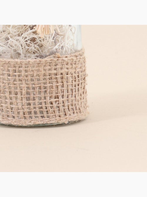 Vase avec fleurs séchées style bohème 25cm - Kiabi