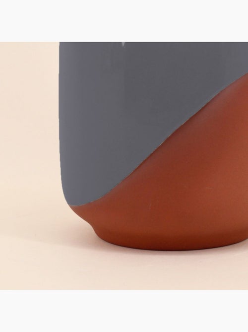 Vase bicolore 16cm terracotta - Kiabi