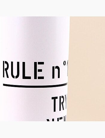 Vase blanc rond avec mot déco 21cm