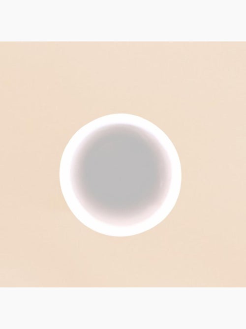 Vase blanc rond avec mot déco 21cm - Kiabi