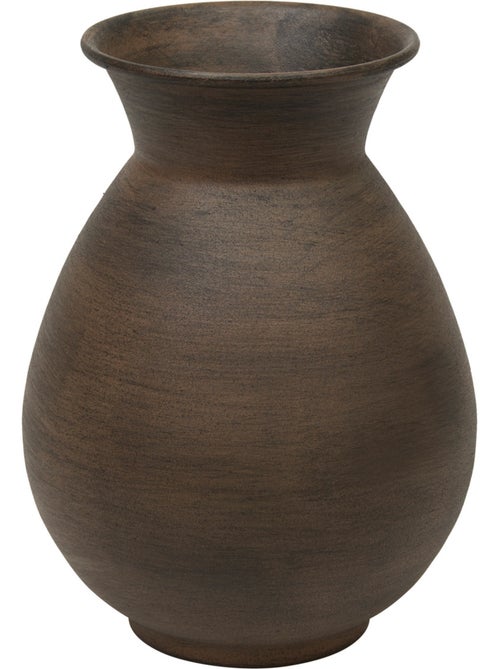 Vase boule compact en acier brossé WONJ - Kiabi