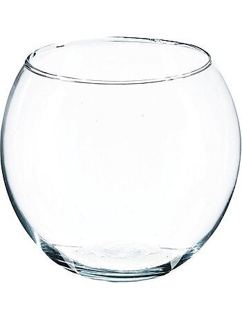 Vase boule en verre transparent ATMOSPHERA